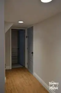 rental renovation shared hallway