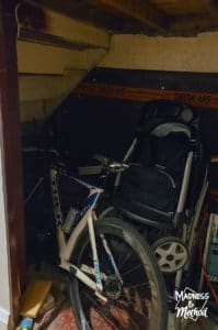 storage under stairs