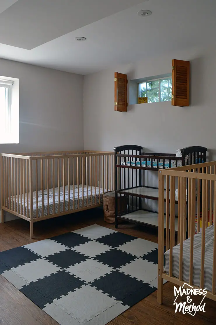 baby bedroom in rental home