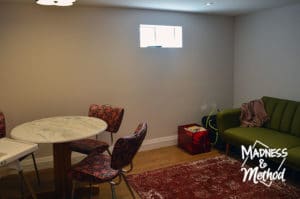 dining living room basement