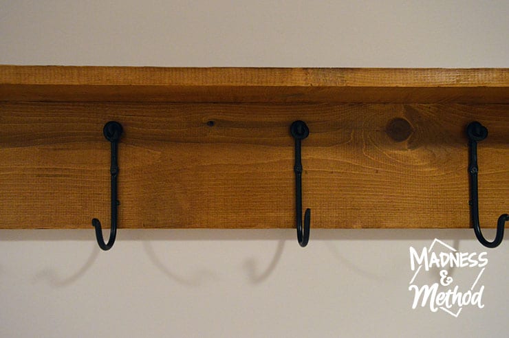 hook and shelf storage