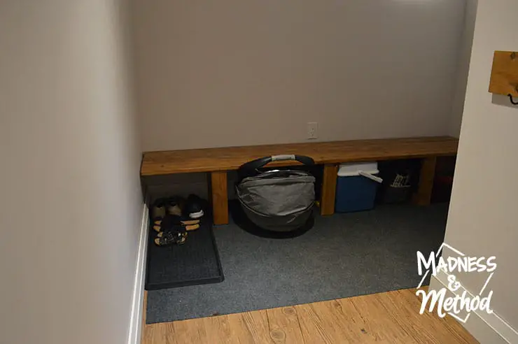 mudroom in use 