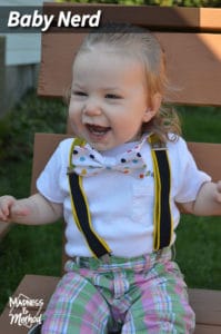 baby nerd costume