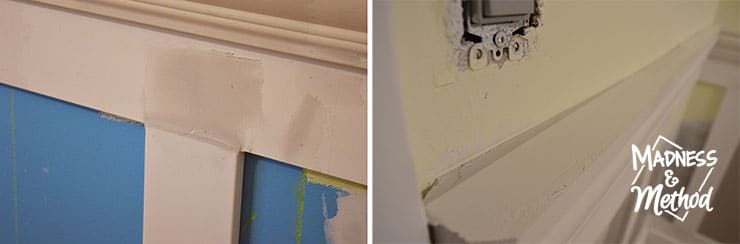 patching wainscoting