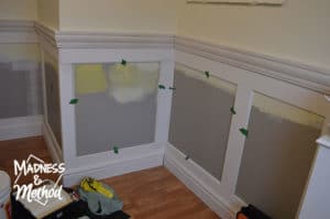 adding wainscoting detail pieces