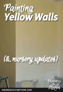 painting yellow walls graphic