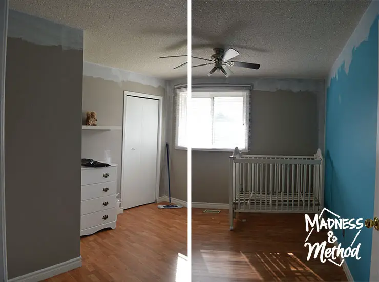 bedroom makeover before