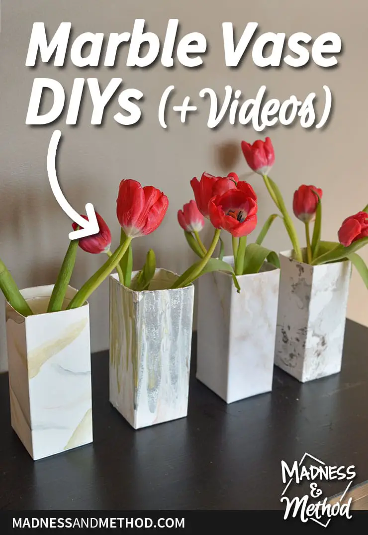 faux marble vase diy image