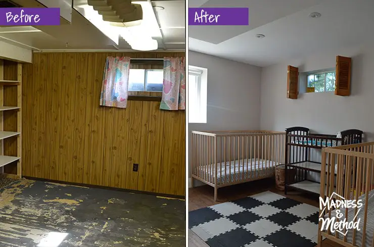 rental renovation tour baby bedroom