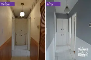 rental renovation tour hallway