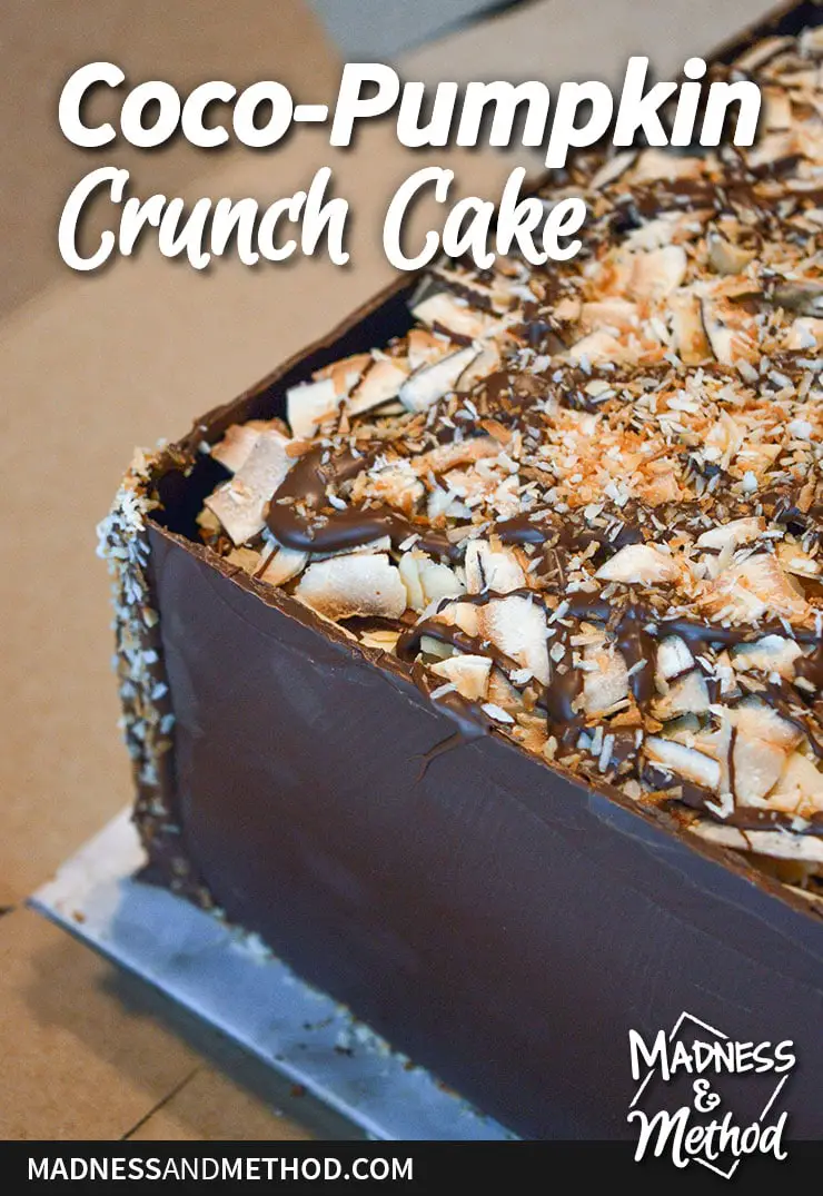coco pumpkin crunch cake