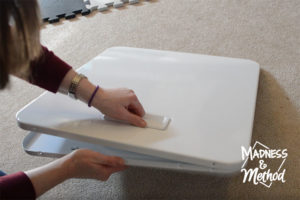 flipping dryer door