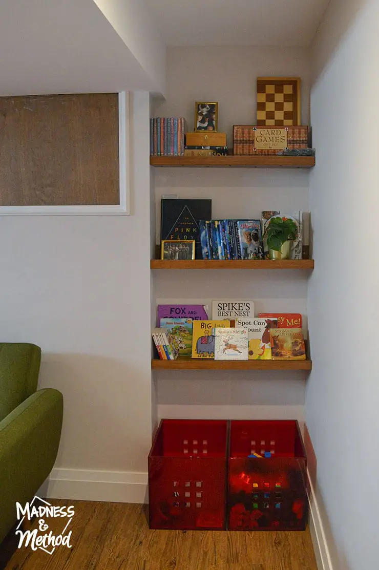 family friendly shelves