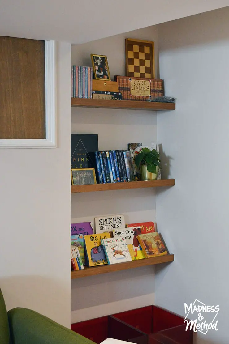 renter friendly shelves