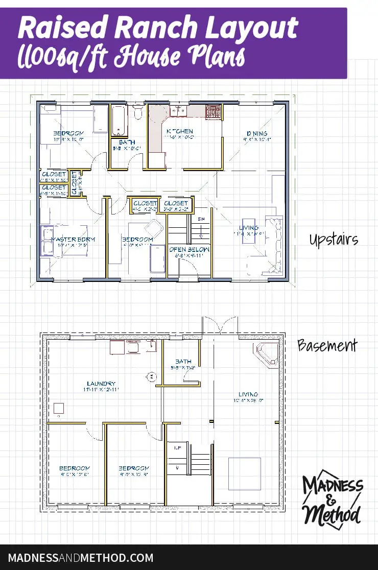 raised ranch floor layout