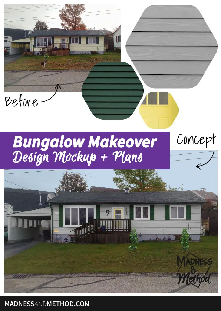 bungalow makeover mockup plans