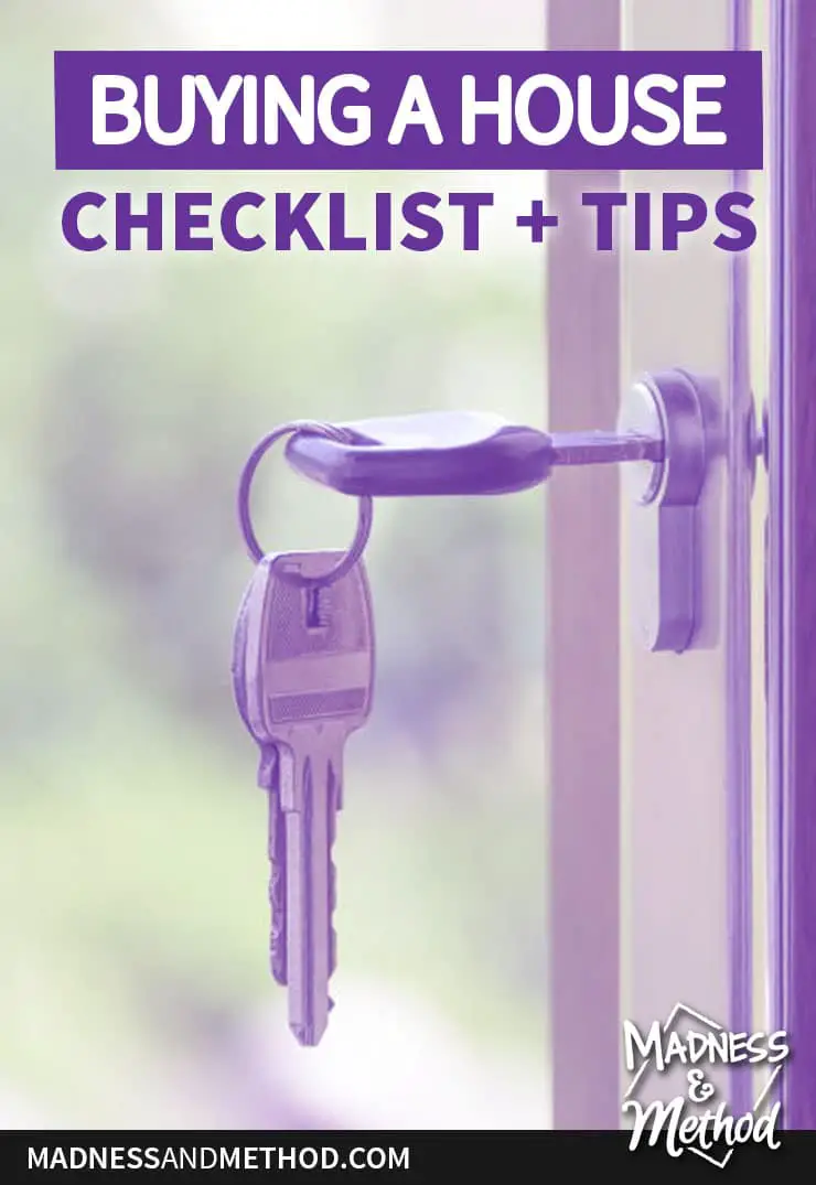 buying a house checklist