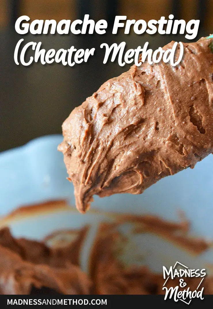 easy chocolate ganache frosting