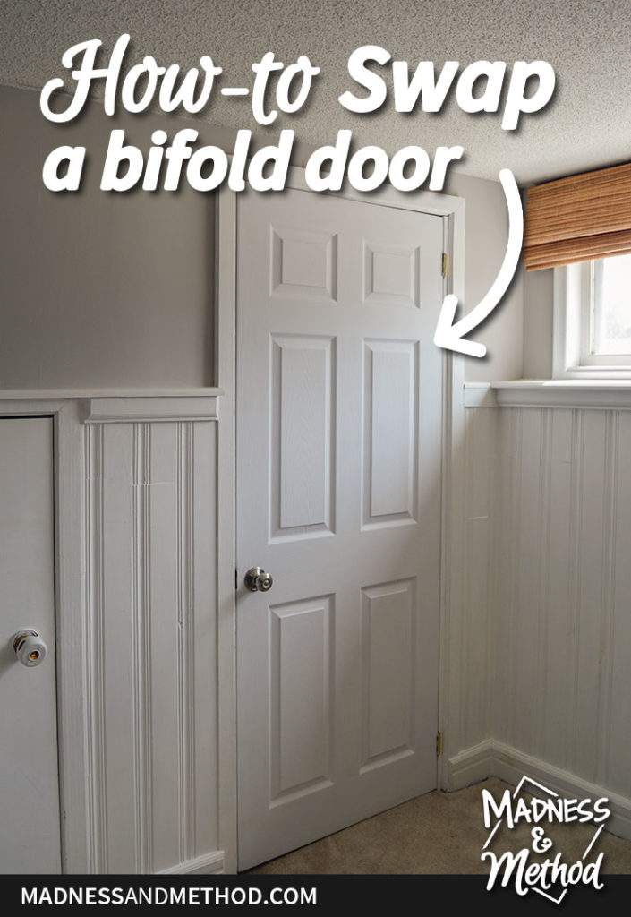 Swap a Bifold Door (for a regular/slab door) Madness & Method