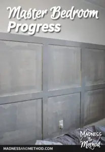 wall treatment progress