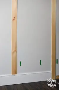 vertical batten on wall