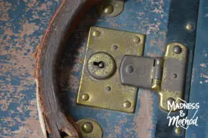 antique suitcase lock