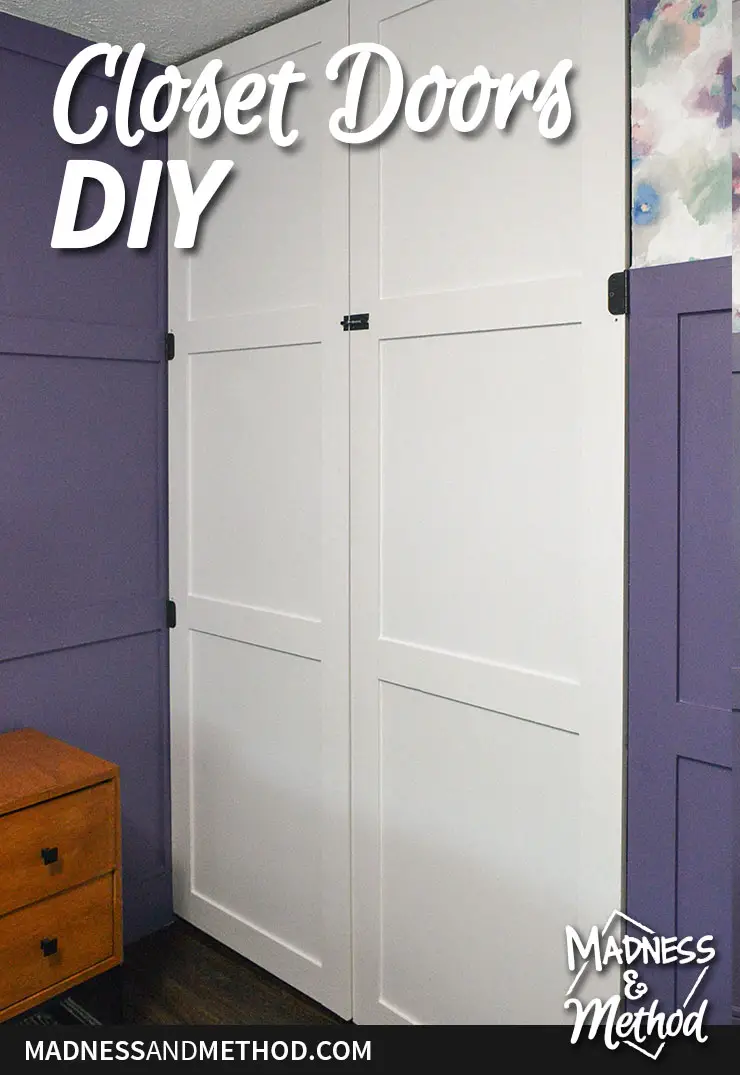 diy closet doors graphic