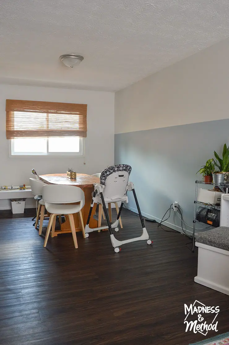 dining room setup