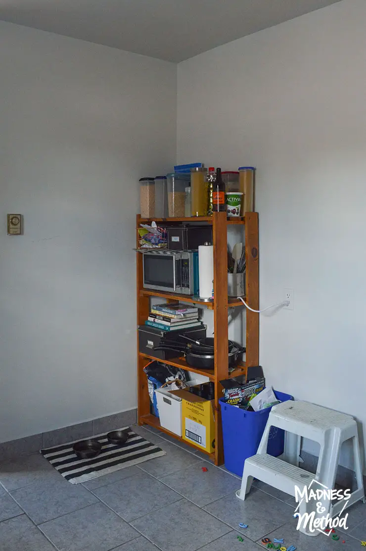 kitchen storage area