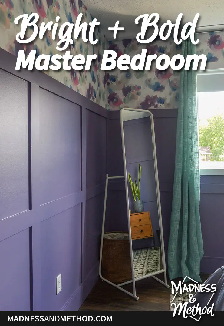 new master bedroom reveal graphic