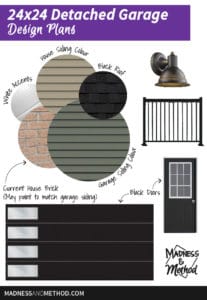 detached garage design plans
