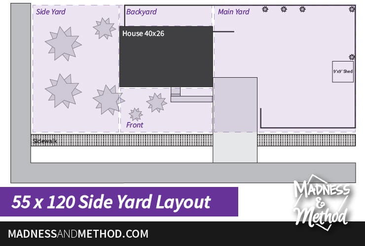 corner lot layout