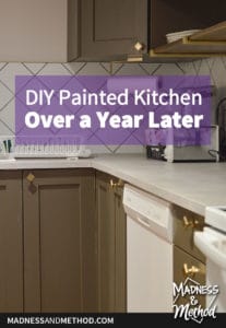 diy painted kitchen review