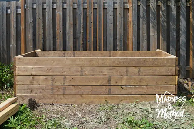 Raised Garden Along Fence | Madness & Method