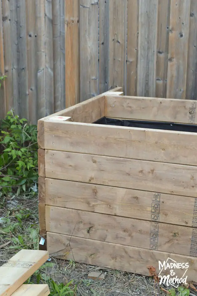 Raised Garden Along Fence | Madness & Method