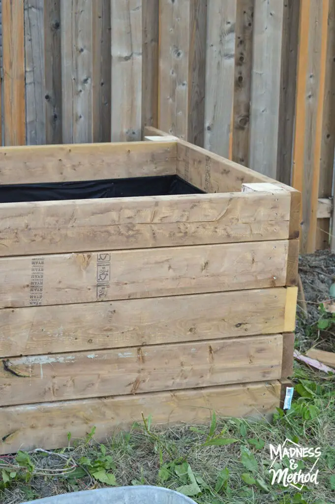 Raised Garden Along Fence | Madness & Method