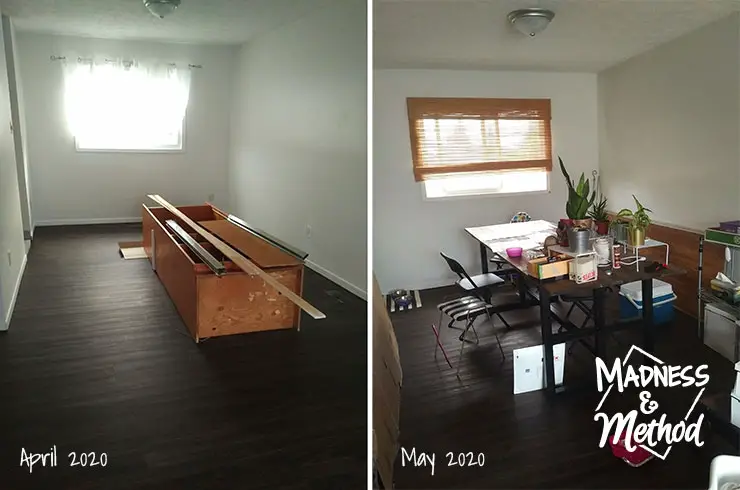 dining room progress