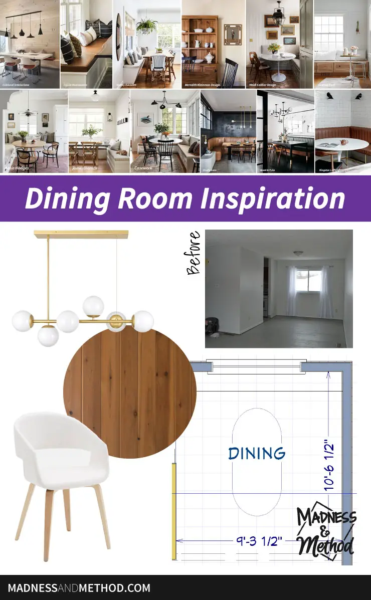dining room moodboard