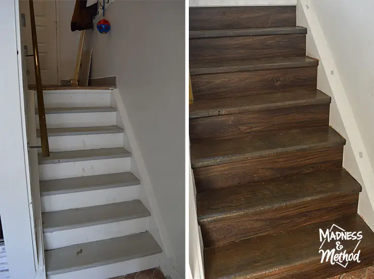 staircase before after