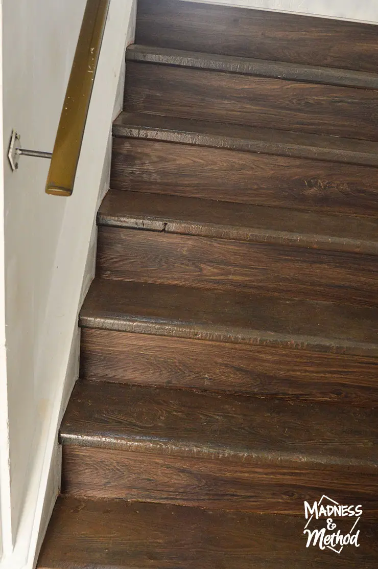 wood painted staircase