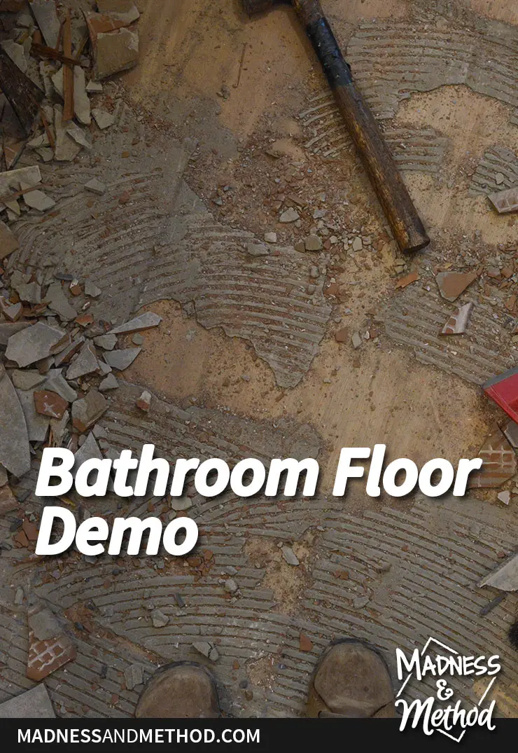 bathroom floor demo graphic