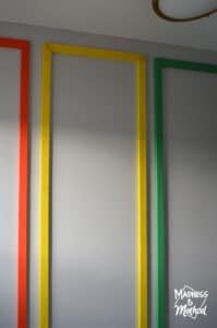 rainbow wall treatment