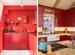 red kitchens