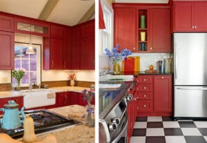 red kitchens