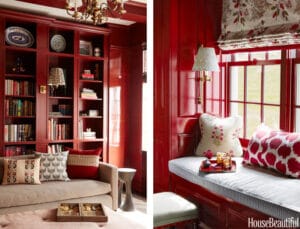 red inspiration living rooms