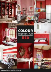 colour inspiration red pinterest