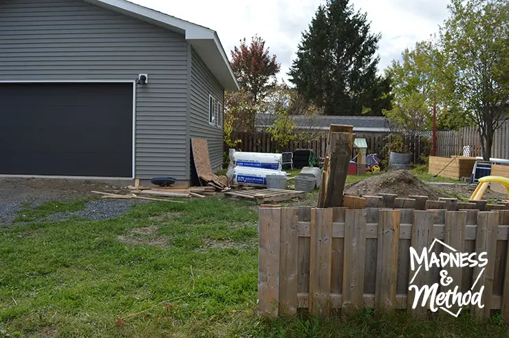 garage construction materials