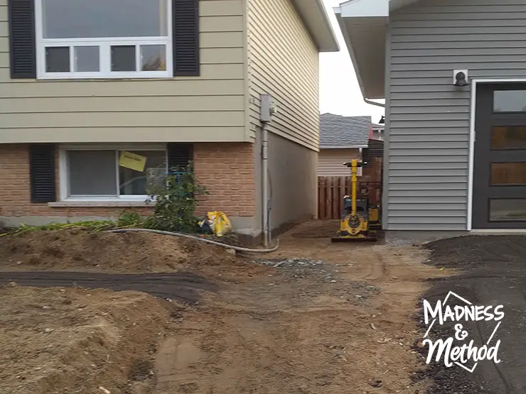 starting stone driveway