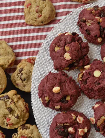 valentines scoop cookies