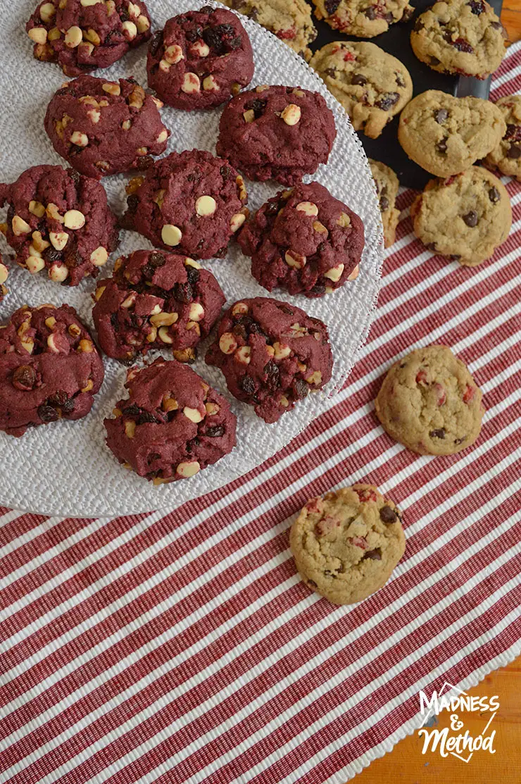 valentines day scoop cookies